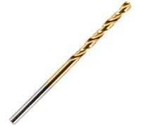 2.5mm HSS M2 Fully Ground Jobber Drill Bit Tin Titanium Nitride Coated DIN338 Standard (2.5mm x 57mm)