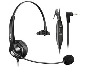2.5mm Jack Telephone Headset with Noise Cancelling Mic for Cordless Phones | Mono Phone Headset, Work for Gigaset C430A CL660A Panasonic KX-DT521 KX-DT543 Polycom Cisco SPA Grandstream Office Desk Phone