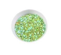 2.5mm Light Green Square Sequins Flat Loose Sequins PVC Glitter Paillettes for DIY Crafting Nail Art Decoration, 20g/0.7oz