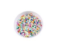 2.5mm Mixed Colors Square Sequins Flat Loose Sequins PVC Glitter Paillettes for DIY Crafting Nail Art Decoration, 20g/0.7oz