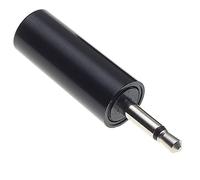 2.5mm Mono Plug - Plastic Grip Repair Jack TS 2 Pole Male Solder Type DIY Audio Cable Connector - Pack Of 5