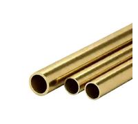 2.5mm OD Round Brass Tube - High Strength Precision Brass Pipe 500mm Length, 1pcs(25x0.5mm)