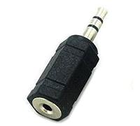 2.5mm Stereo Female-3.5mm Stereo Male Plug Jack Audio Adapter Black Creative And Exquisite Workmanship Convenient handled
