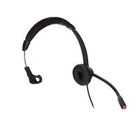 2.5mm Telephone Headset Comfortable Noise Reduction Mic for Customer Service Call Centers Black
