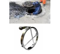 2.5mm Thickness Main Line Drain Auger, Household Drain Unclogger, Manual Plumbing Snake Tool for Kitchen, Bathroom, Shower(3000x5cm/1182x2in)