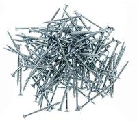 2.5mm x 12mm Small Yellow Steel Countersunk Wood Screws - Chipboard Screws Pack of 100 B08E