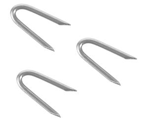 2.5mm x 25mm Galvanised Staple Nails Neting Fencing U Wire Staples Nails (Pack of 100) - H11D/2 2.5x25_100