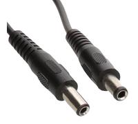kenable 2.5mm x 5.5mm DC Connector Lead Male to Male Power Cable 2m [2 metres]