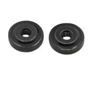 2/5pc Black Carbon Steel Small Step Hand Tighten Nuts M3 M4 M5 M6 M8 M10 Knurled Thumb(M5 5pcs)