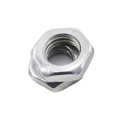 2/5pc Thin Nuts Chamfered Fine Pitch Thread Black M6-M16 For Industrial Use Zinc Plate Carbon Steel Hexagon(White Zinc Plated,M14x1.5-2Pcs)