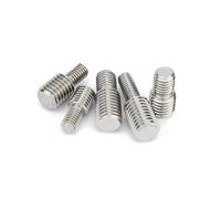 2/5pcs 304 A2 Stainless Steel Thread Adapter Male to M3 M4 M5 M6 M8 M10 M12 M14 M16 to M20 Double Head Screw Bolt(5pcs M5x10-M6x10)