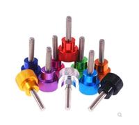 2/5PCS Aluminum Thumb Screw M3 M4 m5 m6 Aluminum Knurled Head staniless steel thread Hand tighten Thumb Screws(Green,M3X22 5pcs)