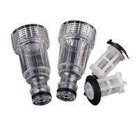 2~5Pcs Car Washing Machine Water Filter High Pressure Washer Garden Watering Irrigation Filter Washing Machine Water Tap Adapter(2Pcs Sealing Ring,2Pcs)