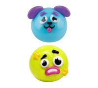 2/5Pcs Dog Face Squeeze Toy, Moldable Slow-Rise Cartoon Stress Ball, Funny Expression Anxiety Reliever for Home, Office & Desk Relaxation A