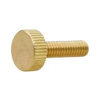 2-5PCS/LOT Brass Thumb Screw M3 M4 M5 M6*4/5/6/8/10/12/16/20/25 Knurled Brass Hand Tighten Screws(M3X4 10PCS)