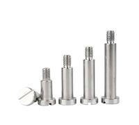 2-5PCS M2 .5 M3~M8 304 Stainless Steel Flat Slotted Plug Limit Screw Bearing Bolt(8xM6-2PCS,4mm)