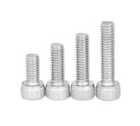 2/5pcs M6 M8 M10 L=8-80mm 304 Stainless Steel DIN912 Hexagon Hex Socket Head Cap Bolt Screw(70mm,M8X2pcs)