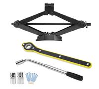 2.5T Scissor Jack + Extendable Wheel Wrench Brace Socket