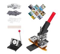 2.5x2.5 Inch Fridge Magnet Maker Machine,Button Badge Press,Diy Custom Photo Making