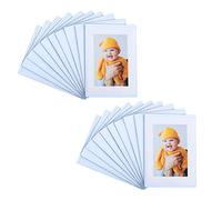 2.5x3.5 Magnetic Picture Frame, Instax Mini Frame Photo Magnets for Refrigerator, Small Polaroid Picture Frames 2x3, Photo Sleeve Pocket for Fridge, Locker Decoration, 20 Pack