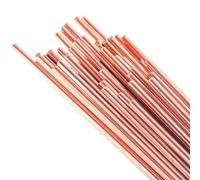 2.5x500mm Phosphor Copper Brazing Rods, Round Low Melting Point Welding Rods for HVAC Refrigeration System(30 Pcs)