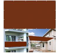 2.5x6m Waterproof Sports Awning - UV & Wind Protection Sail Canopy for Balcony, Camping, Patio, Pergola - Durable Brown Sun Shade Cover