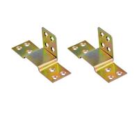 2/6/10 Sets Heavy-Duty Solid Wood Bed Frame Hardware Kit,Metal Bed Rail Brackets,Wooden Frames Corner Bracket with Hook & Buckle(2 Set)