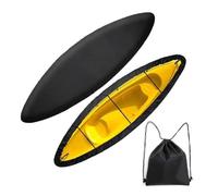 2.6-5m Oxford Kayak Cover, Elastic Edging + Adjustable Elastic Rope + Multi-point Buckle, Compatible 5 Major Categories Of Kayak Equipment(260-300cm)