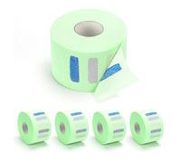 2.6" X 14" Disposables Paper Barber Neck Strips 5 Rolls Professional Stretchy Paper Neck Band For Salon Haircut Styling
