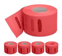 2.6" X 14" Disposables Paper Barber Neck Strips 5 Rolls Professional Stretchy Paper Neck Band For Salon Haircut Styling Barber Accessories