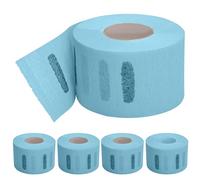 2.6" X 14" Paper Barber Neck Strips 5 Rolls Professional Stretchy Paper Neck Band for Salon Haircut Styling Barber Accessories