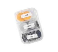 2. 60-Count Multi-Color Foot Grinding Sheets with Metal Handle Quick Swap Dead Skin Removal Tool for Daily Care Files