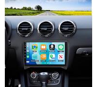 2+64G Android 13 Car Stereo for Audi TT MK2 2006-2014 with Carplay Wireless Android Auto, 9 Touchscreen Car Radio with WiFi Mirror Link GPS Bluetooth FM RDS Radio DSP EQ SWC+AHD Backup Camera
