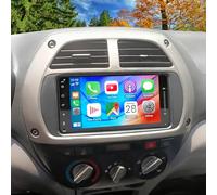 2+64G Android 14 Car Radio Stereo Upgrade for Toyota RAV4 2001 2002 2003 2004 2005 7 Inch Touch Screen Double Din Wireless Carplay Android Auto GPS Navi Head Unit Bluetooth WiFi FM/RDS Backup Camera
