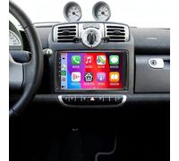 2+64G Android 14 Car Stereo for Mercedes Smart Fortwo 2010-2015 mit Wireless Carplay Android Auto, 9"IPS Touch Screen Double Din Car Radio DAB+ GPS Head Unit Bluetooth WiFi AHD Backup Camera FM/RDS