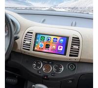 2+64G Android 14 Car Stereo Nissan Micra 2005-2009 with Carplay Android Auto 05-09 Micra radio w/7 inch touchscreen GPS Navi WiFi Bluetooth FM/RDS Radio Mirror Link SWC Backup Camera