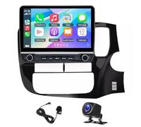 2+64G Android 14 Car Stereo Radio for Mitsubishi Outlander 2012-2018 with Wireless Carplay Android Auto 10"Touch Screen Double Din Radio Head Unit GPS Navigation Bluetooth FM/RDS AHD Backup Camera