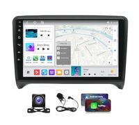 2+64G Android 14 for Audi TT MK2 Head Unit 2006-2014, 9 inch Touchscreen Radio TT MK2 Radio Upgrade Bluetooth Wireless Carplay Android Auto Bluetooth 2 Din Stereo GPS Navi Backup Camera Mirror Link