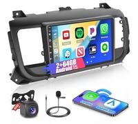 [2+64G] Android 15 Stereo for Peugeot Expert 2016-2020 Citroen Jumpy 3 Toyota Proace Wireless Carplay Android Auto, 9 Inch Touchscreen Radio GPS Navigation WiFi Bluetooth FM RDS