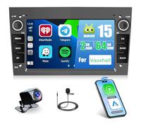 2+64G Android Car Stereo for Vauxhall Astra Antara Vectra Corsa Zafira Meriva Vivaro Combo,7 inch Touch Screen Radio Wireless Apple CarPlay Android Auto HiFi WiFi Bluetooth GPS FM RDS