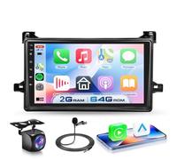 2+64G Car Radio Stereo for Toyota Prius XW50 Radio 2015-2020 Wireless Carplay/Android Auto,Android Car Stereo 9 Inch GPS DSP WiFi Bluetooth FM/RDS Mirror Link SWC Backup Camera for Prius XW50 Stereo