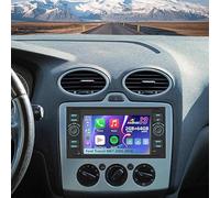 2+64G Double Din Car Stereo for Ford Transit MK7 2005-2014,7 Inch Touch Display with Wireless Carplay&Android Auto, GPS Navigation,Wifi,Bluetooth,Backup Camera