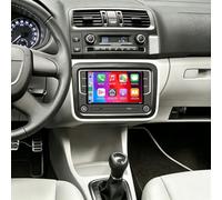 2+64G Double Din Car Stereo for Skoda Fabia 2007-2014 with Wireless Carplay Android Auto 7"IPS Touch Screen Android 14 Car Radio GPS Navi Bluetooth FM RDS Backup Camera WiFi Mirror Link