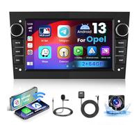 2+64G Hikity Android 13 Stereo for Vauxhall Astra Antara Corsa Combo Zafira with Wireless Carplay Android Auto, 7 Inch Touch screen Car Radio with GPS Navi WiFi FM RDS BT EQ SWC AHD Reverse Camera Mic