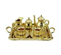 2.64X1.89X0.2" Chinese Alloy Tea Set Kitchen Appliance Educational Set Toys for 3-8 Girls