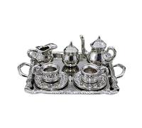 2.64X1.89X0.2" Chinese Alloy Tea Set Kitchen Appliance Educational Set Toys for 3-8 Girls
