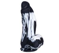 2.68'' Diameter Thick Black Dildo, 10 inch Huge Silicone Dargon Dildo Monster Cock with Strong Suction Cup for Hands-Free and Play, Large Dildos G-spot Stimulator Sex Toys for Women and Men