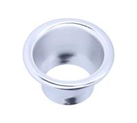 2.6in Turbo Horn Velocity Stack Adapter, CNC Aluminum Air Intake Adapter, 65mm Turbo Horn for Performance Cars, Anodized Powder - Coated, Lightweight High - Flow Racing (Silver)