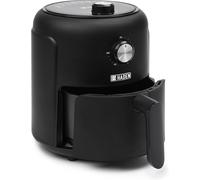 2.6L Air Fryer - Non-Stick Basket, 60Min Timer, Auto Shut Off, Low-Fat Cooking, Adjustable Temp, Ideal for Small Kitchens Haden Black 2L