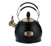 2.6L Stainless Steel Whistling Kettle with Heat Resistant Handle, Suitable for All Hob Types, Including Induction